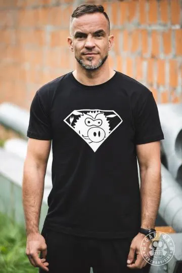 Koszulka SUPER DZIK black