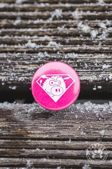 Przypinka Ryj Dzika Pink